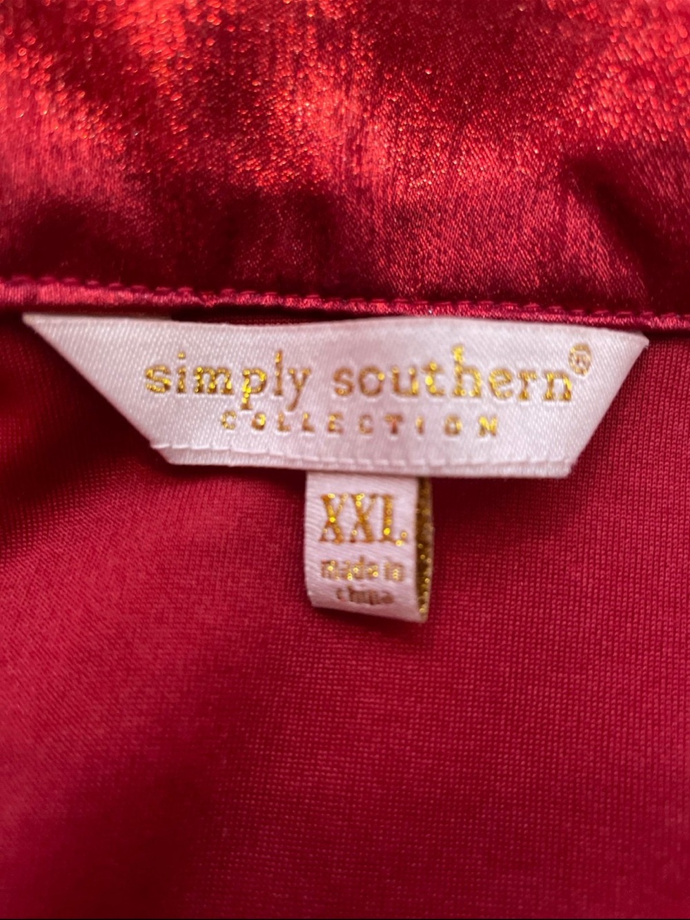 simply southern NWOT sequin Christmas tree dress size XXL - Picture 4 of 4